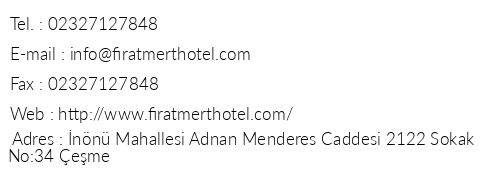 Frat Mert Hotel telefon numaralar, faks, e-mail, posta adresi ve iletiim bilgileri